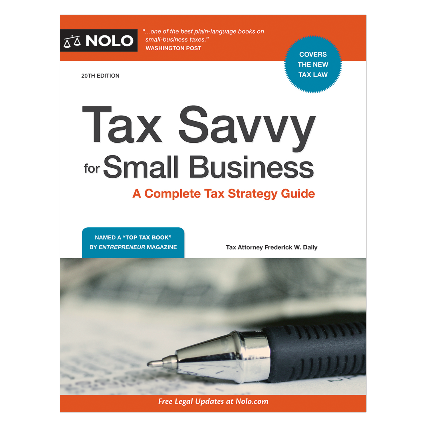 Tax Savvy for Small Business (20th Edition) - #4777 